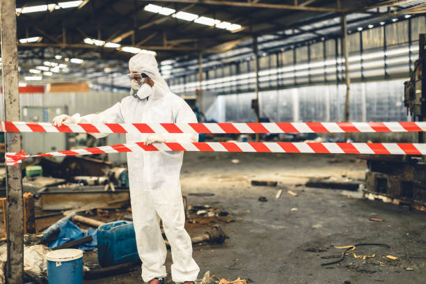 Professional Odor Removal technician working in Bloomfield, NE